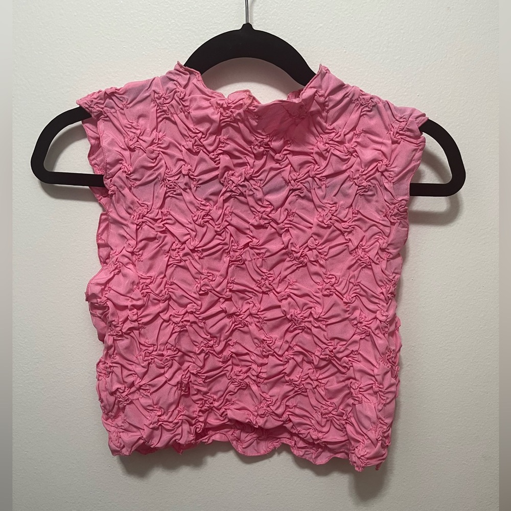 Textured Crop top